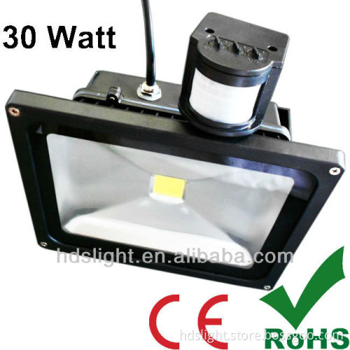 240V Pure white 30w infrared sensor led flood light